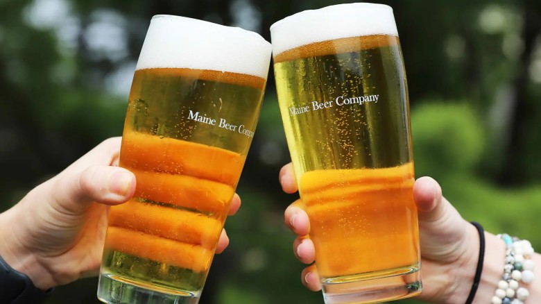 Maine Beer Can Glasses